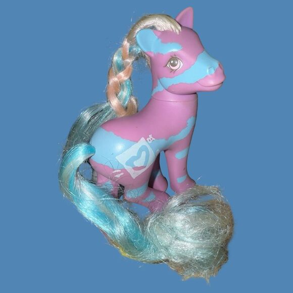 Vintage 1992 Hasbro My Little Pony G1 MLP Color Swirl Pony Starswirl B21 - Picture 6 of 7